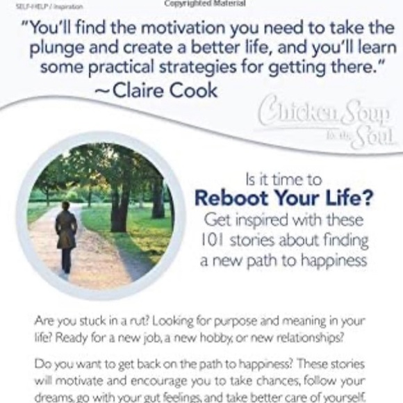 Chicken Soup for the Soul - Reboot Your Life by Amy Newmark and Claire Cook - Picture 3 of 4